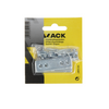 Mack 1013287 - 8 placas de conexión galvanizadas 50x15mmx2mm | 10 piezas