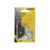 Mack 1013346 - 4 esquinas para maleta niqueladas 35 mm | 5 piezas