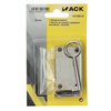 Mack 1015912 - 1 cerradura para mueble de superficie niquelada 15mm | 5 piezas