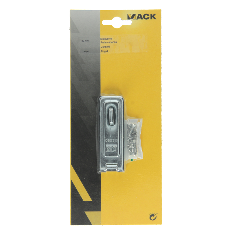 Mack 1013628 - 1 caja de atraco galvanizada 80 mm | 5 piezas