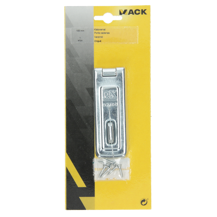 Mack 1013629 - 1 caja de atraco galvanizada 100 mm | 5 piezas