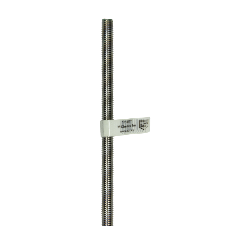 Mack 1015777 - varillas roscadas acero inoxidable a2 din 976 m12x1m | 10 piezas