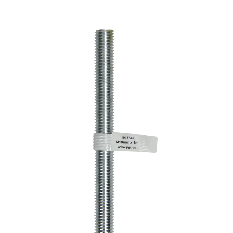 Mack 1015733 - varillas roscadas galvanizadas din 976 m18x1m | 10 piezas