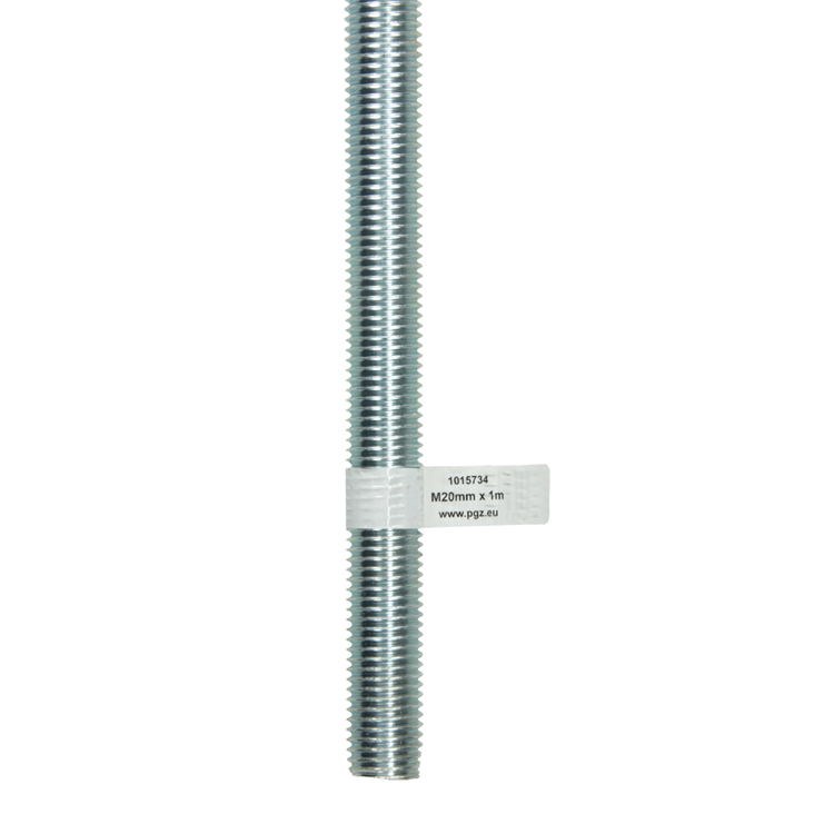 Mack 1015734 - varillas roscadas galvanizadas din 976 m20x1m | 10 piezas