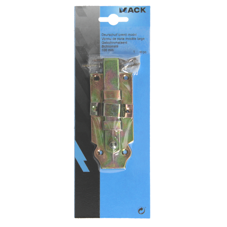 Mack 1014267 - puerta corredera modelo ancha, bicromatada 100mm | 5 piezas