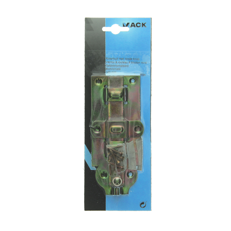 Mack 1014273 - persiana enrollable con pomo redondo, bicromatada 140mm | 5 piezas