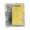 Mack 1013705 - 12 bisagras con resorte niqueladas easy-line | 5 piezas