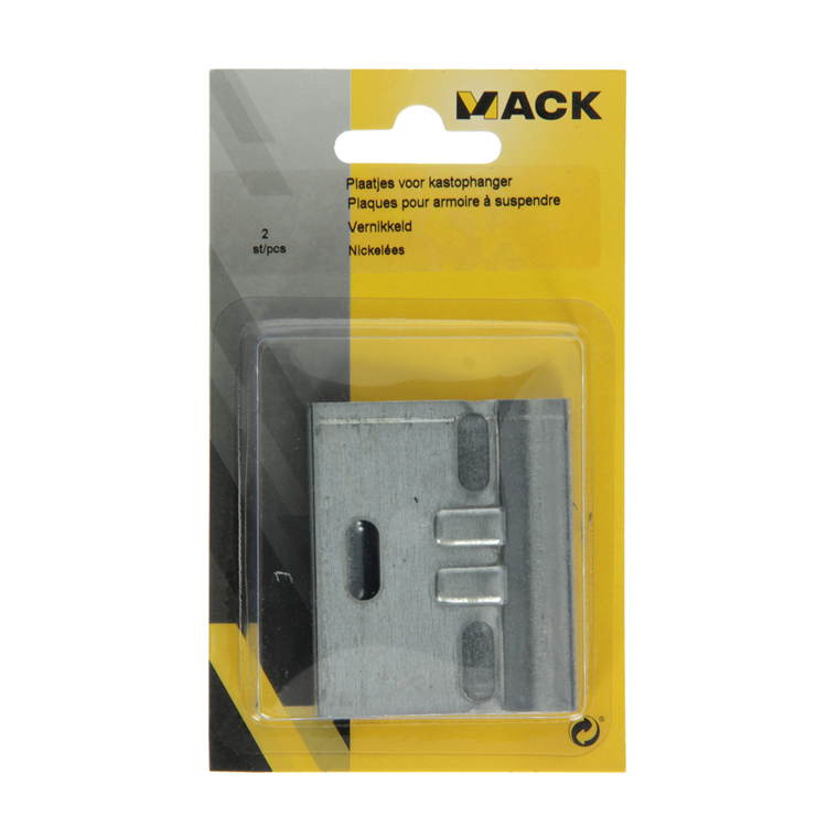 Mack 1013781 - 2 platos para colgador de armario | 10 piezas
