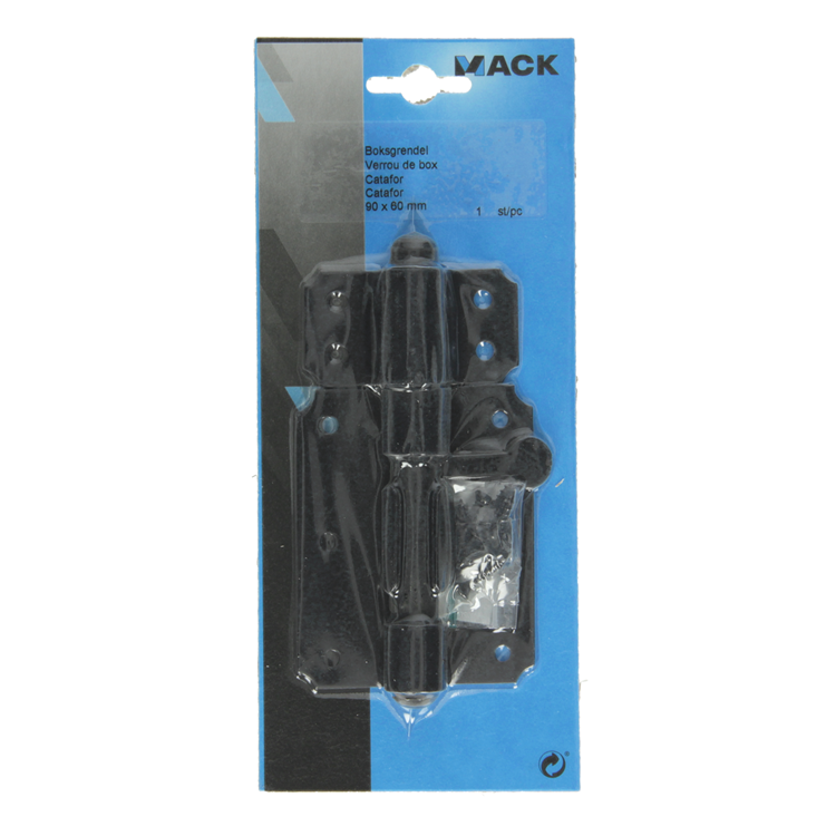 Mack 1013731 - 1 caja perno cataf negro. 90 mm | 5 piezas
