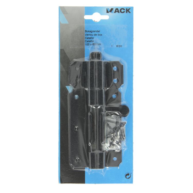Mack 1013732 - 1 caja perno cataf negro. 100 mm | 5 piezas