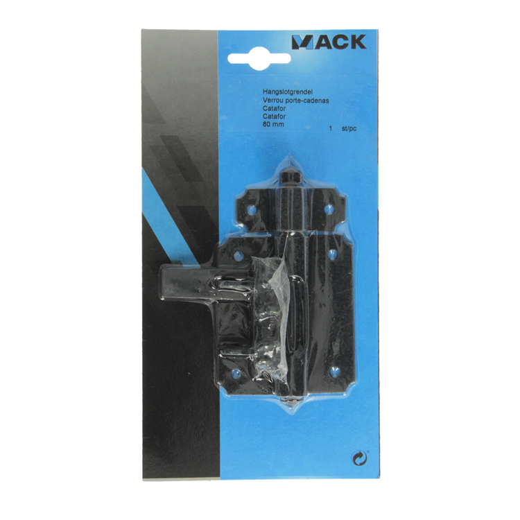 Mack 1013735 - 1 perno de candado negro 80mm | 5 piezas