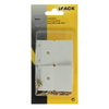 Mack 1013642 - 4 conectores de esquina anchos blancos | 5 piezas
