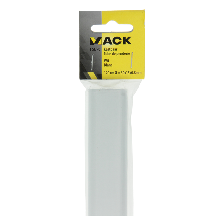 Mack 1014450 - armario blanco largo 120 cm alto 30 x ancho 15 x 0,8 mm | 5 piezas