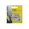 Mack 1014452 - 2 soportes para barra de armario niquelado | 5 piezas