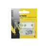 Mack 1014453 - 2 soportes para armario blanco | 5 piezas