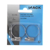 Mack 1011662 - abrazadera de manguera de acero inoxidable 16-27mm 2 piezas | 12 piezas