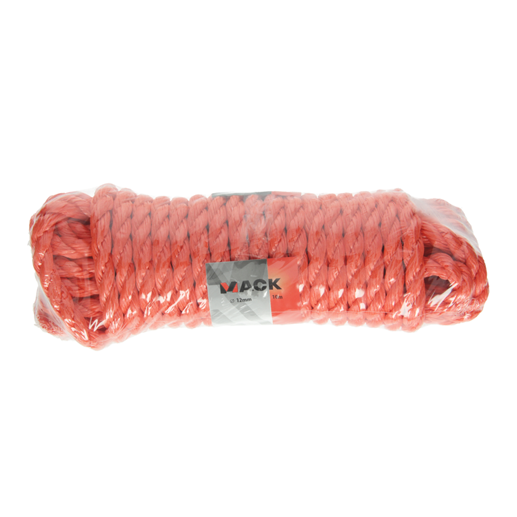 Mack 1014929 - pp twisted orange strand 12mm 10m | 5 pieces