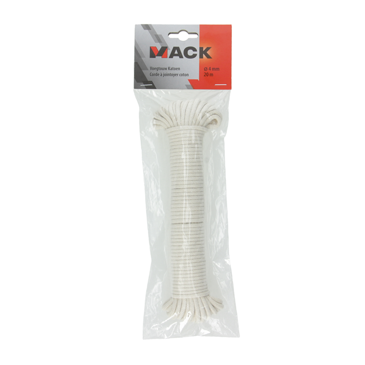 Mack 1014955 - cotton joint rope 4mm-20m | 5 pieces