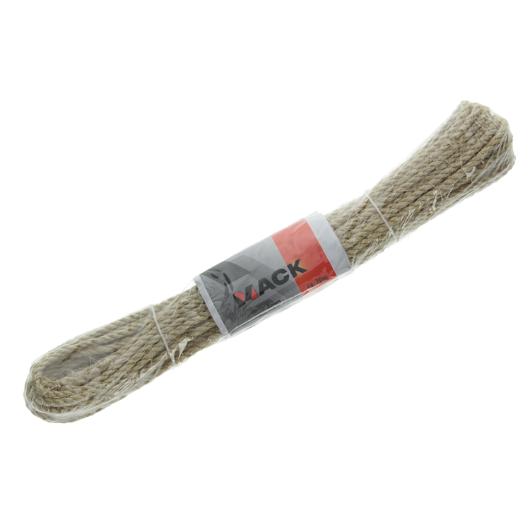 Mack 1014957 - hilo retorcido de sisal 4mm aprox. 20m | 5 piezas