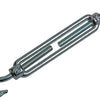Mack 1008446 - 2 tensores ojo + gancho m6 x 110mm galvanizado | 10 piezas