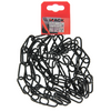Mack 1015125 - cadena decorativa negra plana ø 3mm l 29mm 2m | 5 piezas