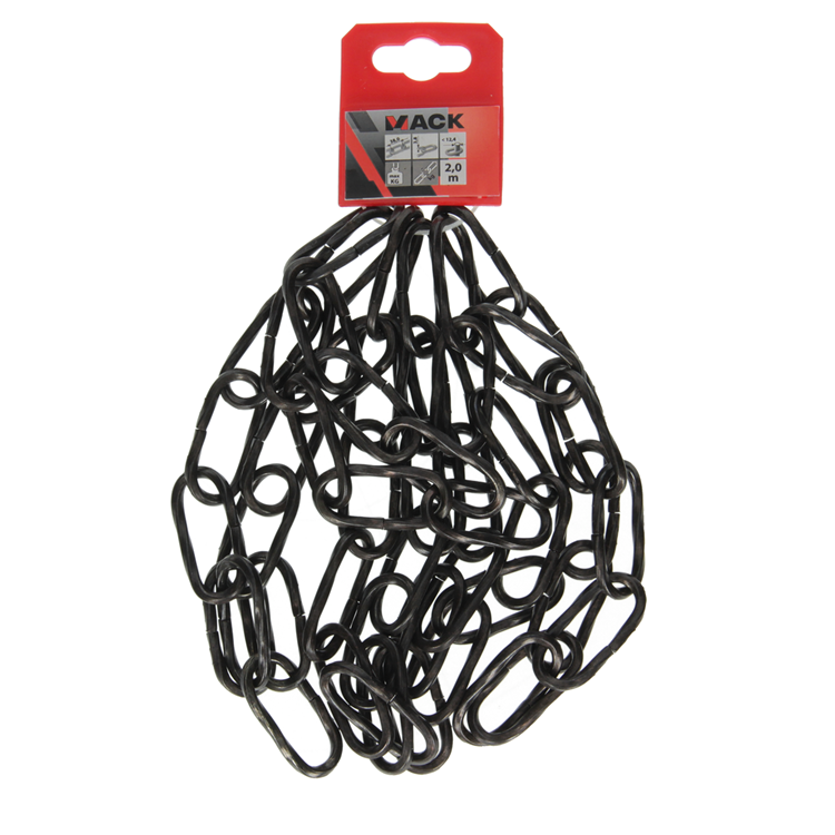 Mack 1015127 - cadena brillo retorcida 7 4 3.8x38mm 2m | 5 piezas