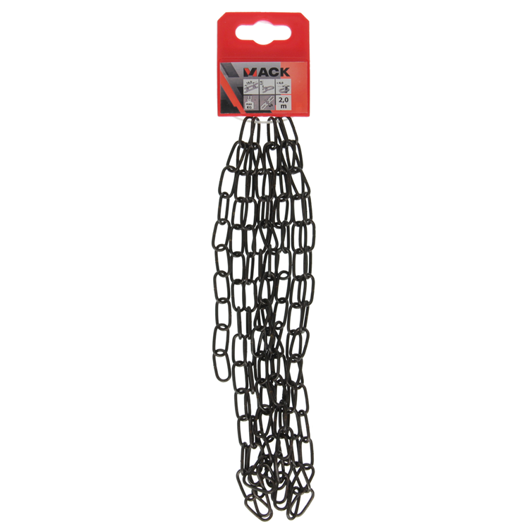 Mack 1015129 - cadena decorativa bronceada ø 2mm l 16mm 2m | 5 piezas