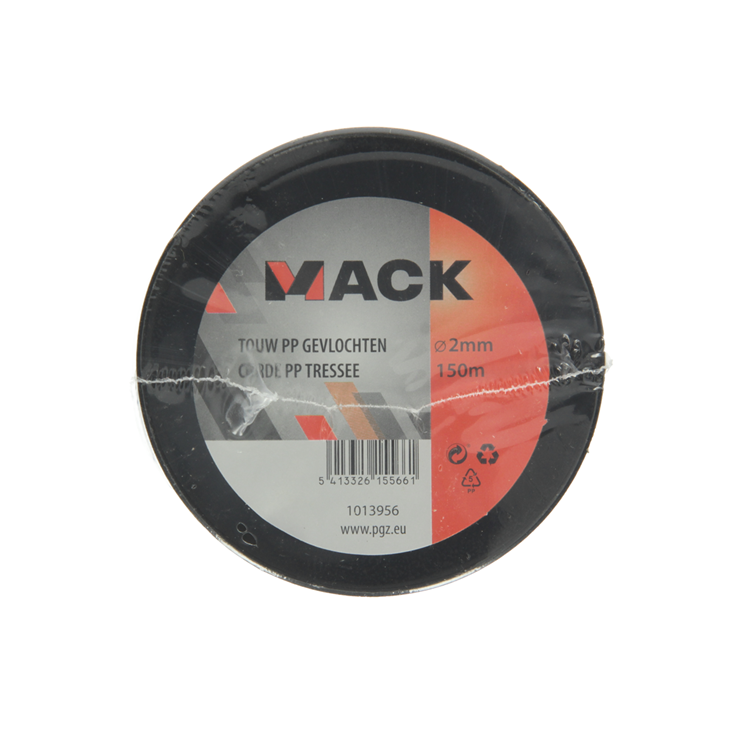 Mack 1013956 - pp braided white blue bobbin 2mm 150m | 5 pieces
