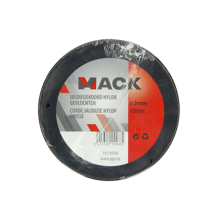 Mack 1013958 - blind cord nylon white bobbin 2mm 150m | 5 pieces
