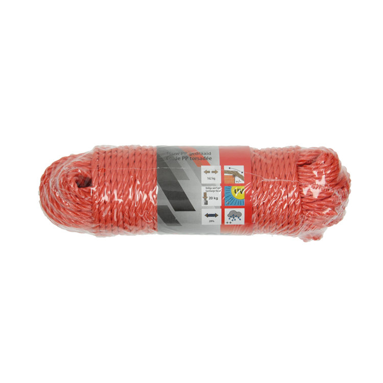 Mack 1013963 - pp twisted orange strand 4mm 30m | 5 pieces