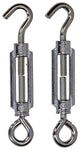 Mack 1008448 - 2 tensores ojo + gancho m5 x 50mm galvanizado | 10 piezas