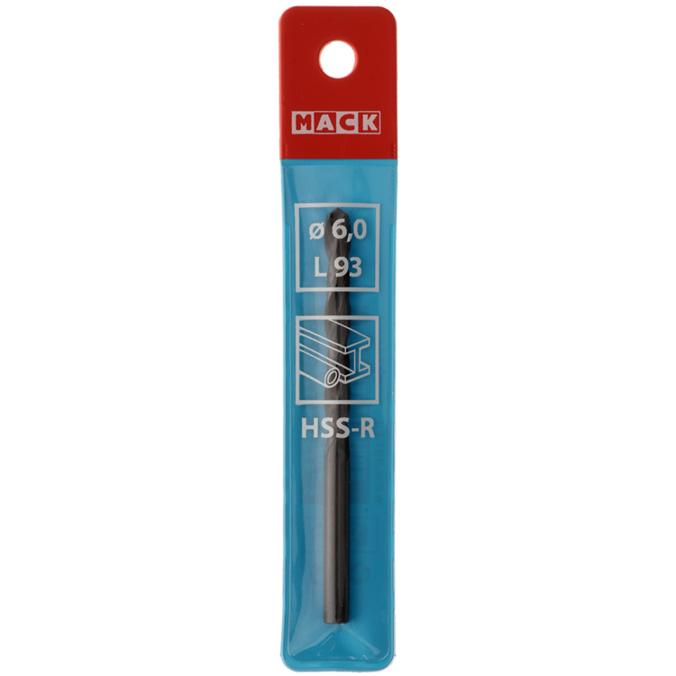 Mack 1018185 - broca universal hss r ø 6,0 x 93 mm | 5 piezas