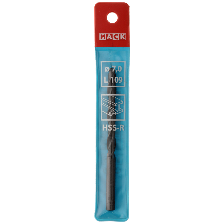 Mack 1018187 - broca universal hss r ø 7,0 x 109 mm | 5 piezas