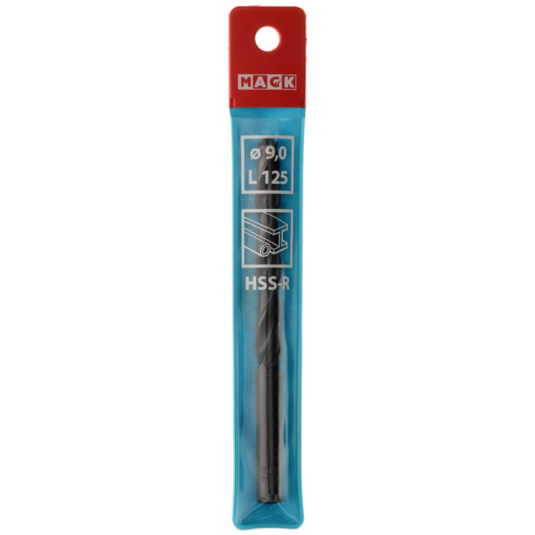 Mack 1018189 - broca universal hss r ø 9,0 x 125 mm | 5 piezas