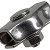 Mack 1008449 - 2 abrazaderas de alambre de acero 3mm acero inoxidable simplex | 10 piezas