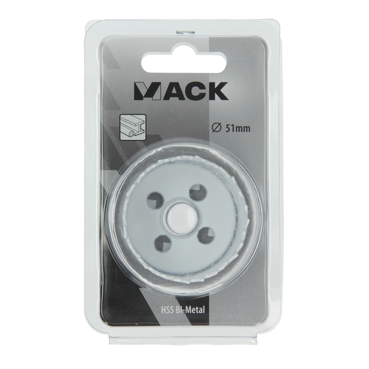 Mack 1018327 - sierra de corona bimetálica ø 51mm | 3 piezas