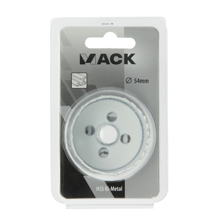 Mack 1018328 - sierra de corona bimetálica ø 54mm | 3 piezas