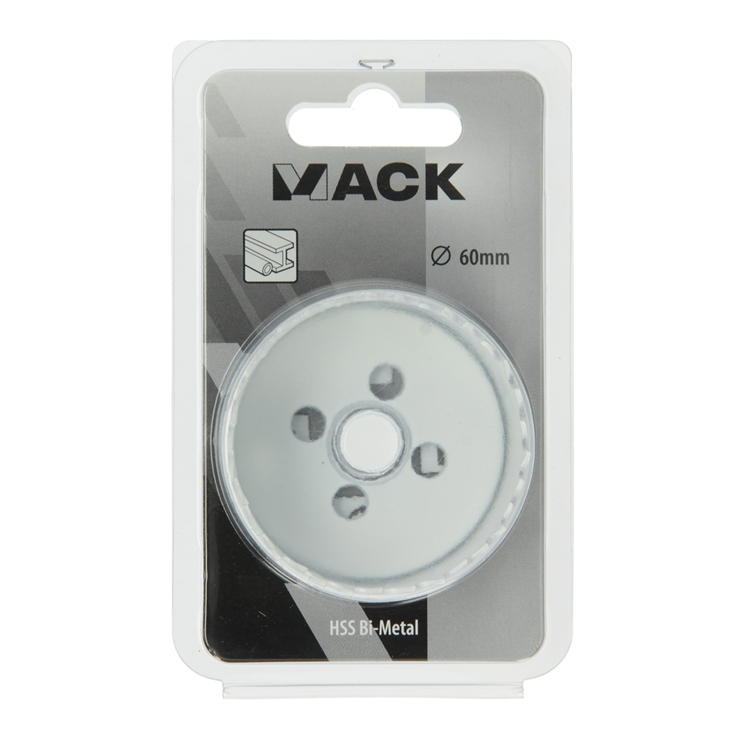 Mack 1018329 - sierra de corona bimetálica ø 60mm | 3 piezas