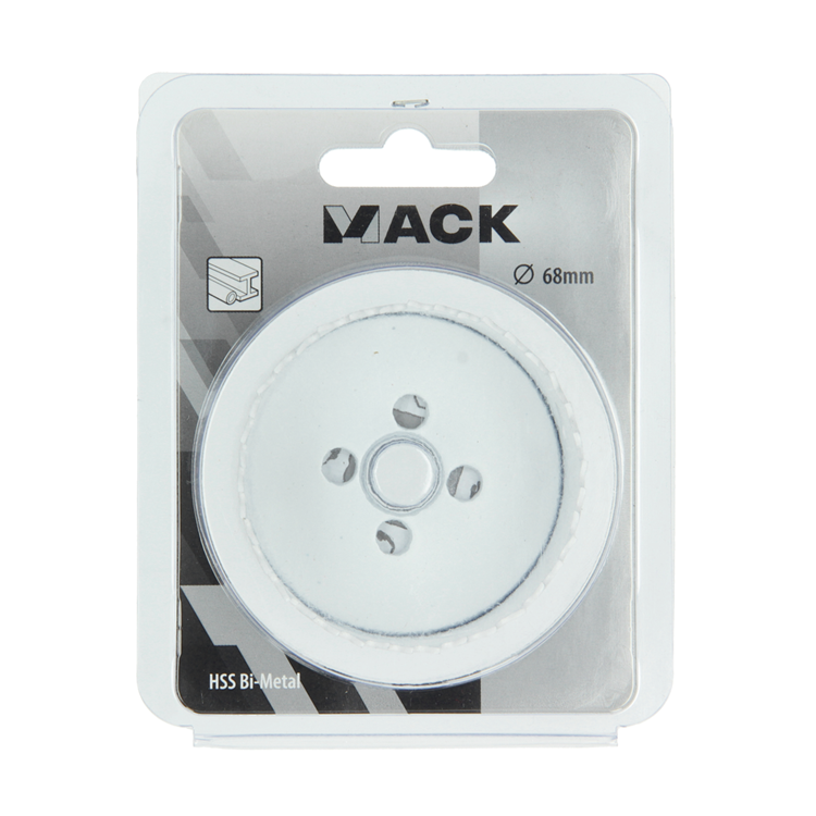 Mack 1018331 - sierra de corona bimetálica ø 68mm | 3 piezas