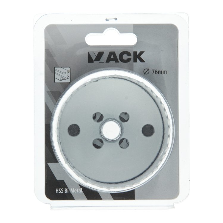 Mack 1018333 - sierra de corona bimetálica ø 76mm | 3 piezas