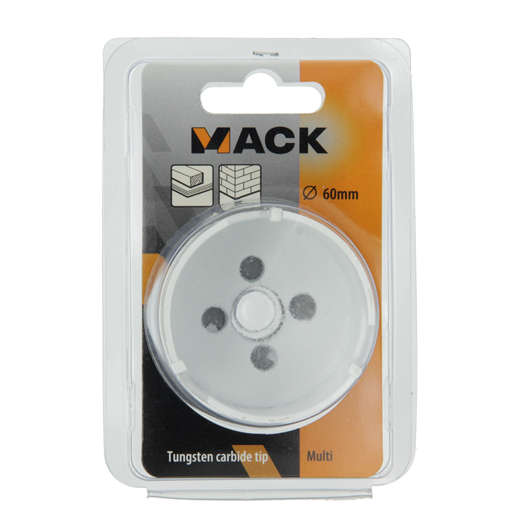 Mack 1018348 - sierra de corona multi TCT ø 60mm | 3 piezas