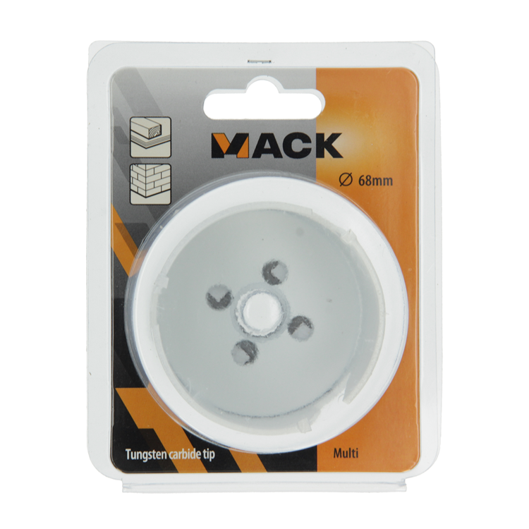 Mack 1018350 - sierra de corona multi TCT ø 68 mm | 3 piezas