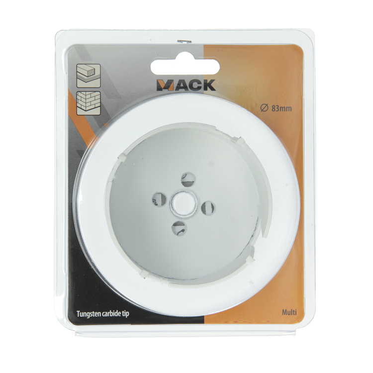 Mack 1018354 - sierra de corona multi TCT ø 83mm | 3 piezas