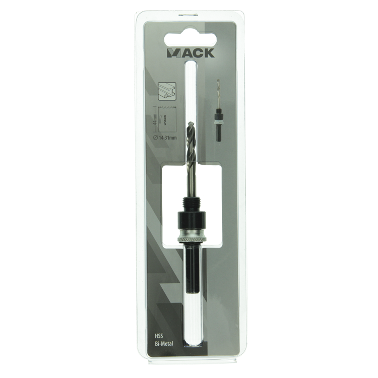 Mack 1018364 - soporte para sierra perforadora con cierre rápido ø 14-30mm | 3 piezas
