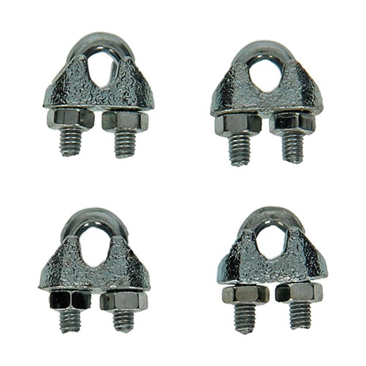 Mack 1008452 - 4 abrazaderas de alambre de acero 3mm galvanizado | 10 piezas