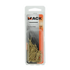 Mack 1017162 - clavo cabeza plana latón 18 gr1,2 x 20 mm | 10 piezas