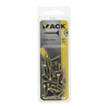 Mack 1017231 - tornillo para aglomerado con cabeza chapado en amarillo 30 piezas 4,0 x 20 mm | 10 piezas