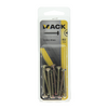 Mack 1017280 - tornillo para aglomerado cabeza cilíndrica chapado en amarillo 12 piezas 5,0 x 40 mm | 10 piezas
