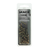 Mack 1017286 - cabeza de tornillo de chip automontable chapado en amarillo 35 piezas 3,5 x 20 mm | 10 piezas