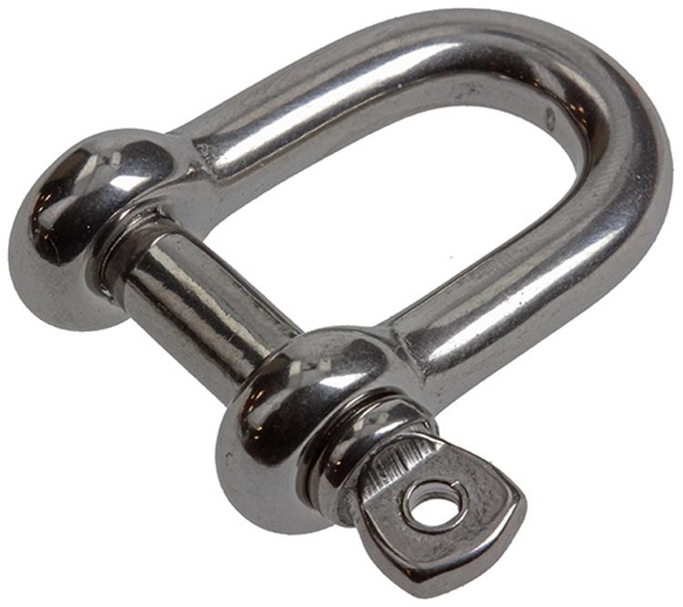 Mack 1008456 - 2 mordazas rectas 6mm acero inoxidable | 10 piezas